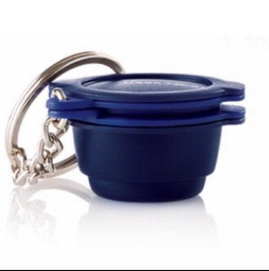 TUPPERWARE 5 RARE Mini MULTI SMART COOKER Key Chain ROYAL BLUE NEW