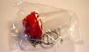 TUPPERWARE 1 Mini RARE RED QUICK SHAKE KEY CHAIN KEYCHAIN KEEPER