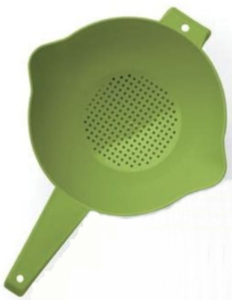 TUPPERWARE 2-Pc Classic Colanders 1 Qt & 2 Qt Salsa Verde Lime Green & Snow White Strainers