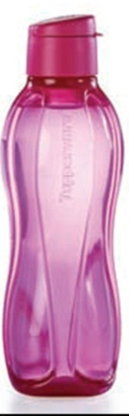 TUPPERWARE WATERMELON PINK 1L / 36-oz On-the Go Eco LG BEVERAGE TUMBLER w/ FLIP TOP POUR SPOUT