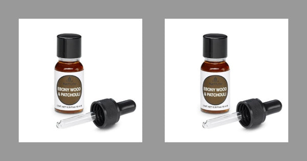 PartyLite 2 BOTTLES / BOXES .33-OZ / 10mL FRAGRANCE SCENTED OIL CINNAMON & BAYBERRY