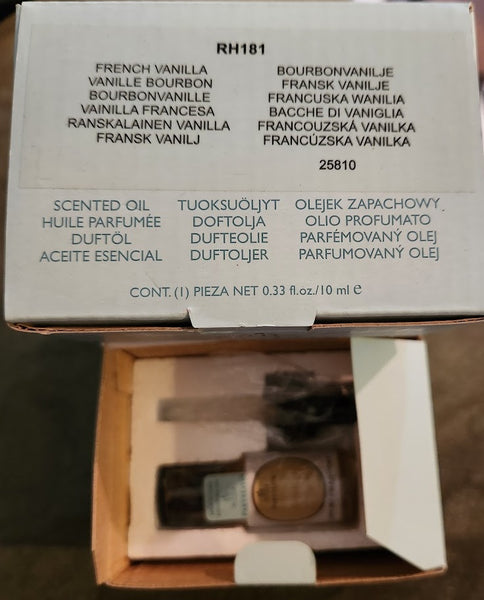 PartyLite 2 BOTTLES / BOXES .33-OZ / 10mL FRAGRANCE SCENTED OIL CINNAMON & BAYBERRY
