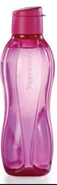 TUPPERWARE WATERMELON PINK 1L / 36-oz On-the Go Eco LG BEVERAGE TUMBLER w/ FLIP TOP POUR SPOUT