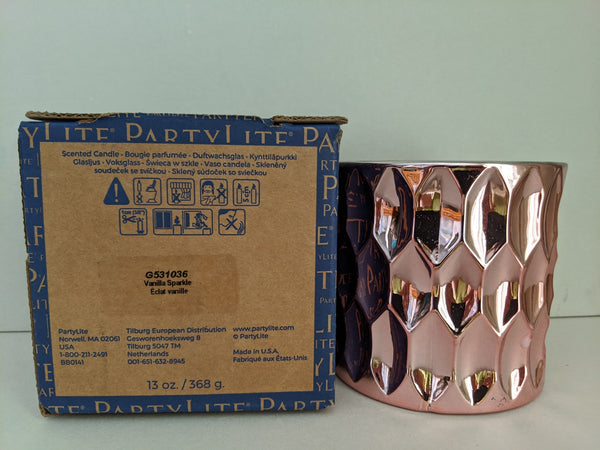 PartyLite BESTBURN LARGE PUMPKIN Glass Jar Candle APPLE ORCHARD RED RARE