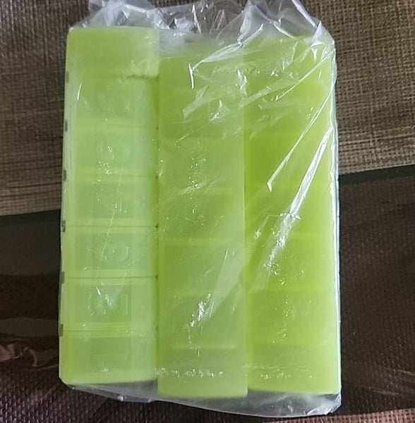 Tupperware SO for PAMELA CARANFA 3 YELLOW 7 DAY PILL MEDICATION SORTER KEEPER