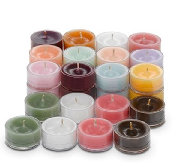 PartyLite Tealight Candles - 1 Box - 1 Dozen Tealights - 12 CANDLES HAWAIIAN HIBISCUS