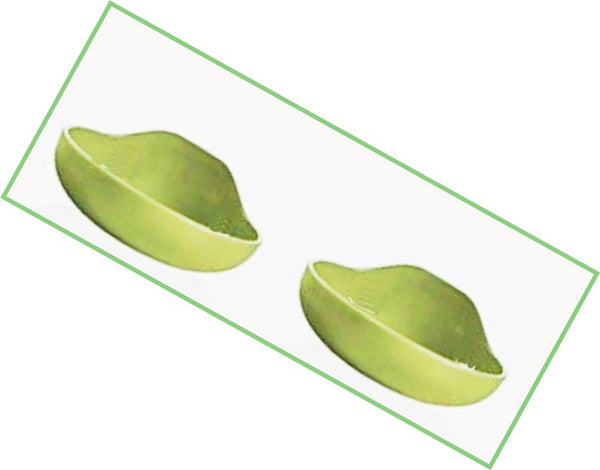 TUPPERWARE MICROWAVE 2 ROUND MARGARITA POACHED / PATTIE EGG MAKER INSERTS NEW - Plastic Glass and Wax ~ PGW