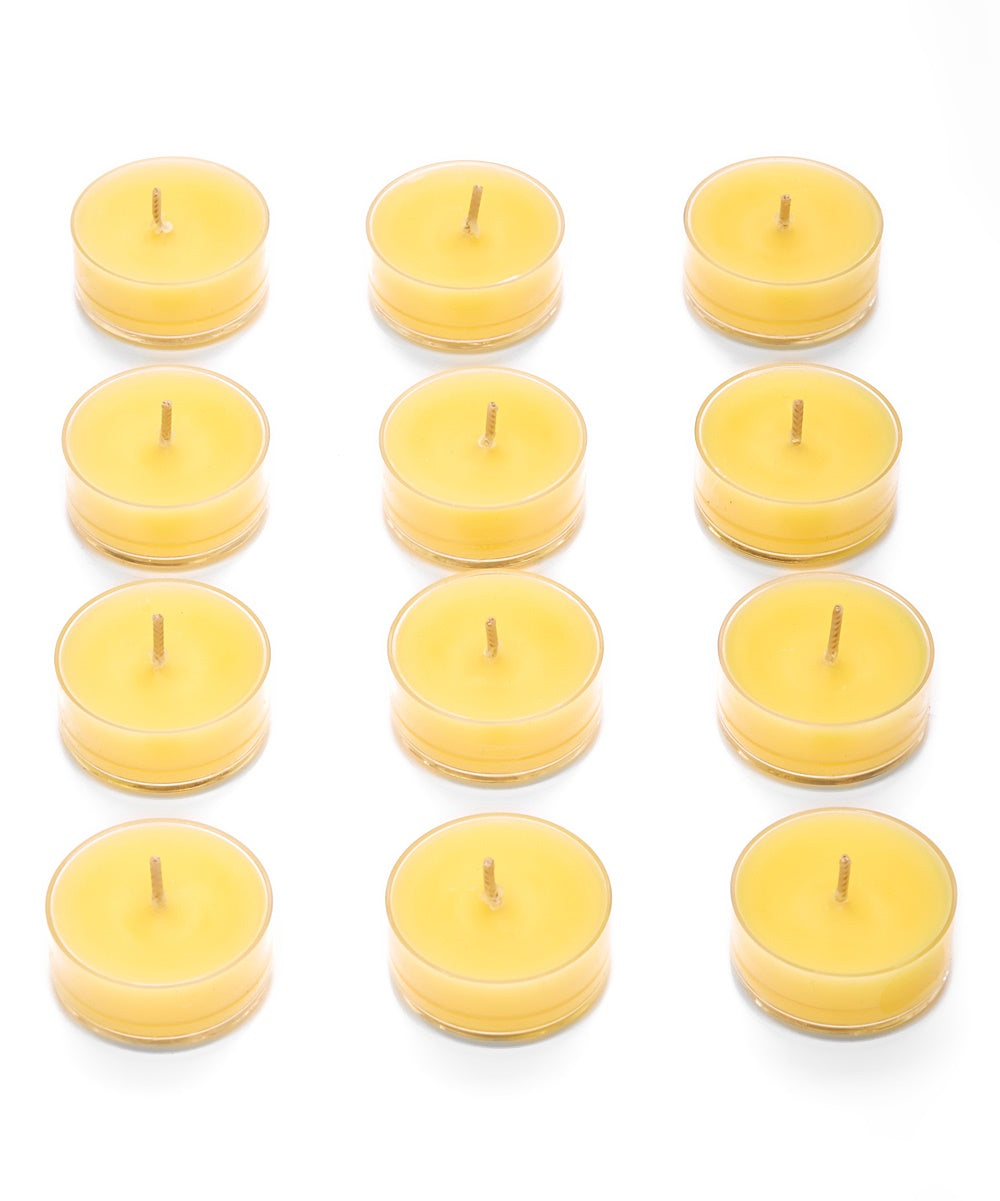 PartyLite Tealight Candles - 1 Box - 1 Dozen Tealights - 12 CANDLES COCONUT COLADA