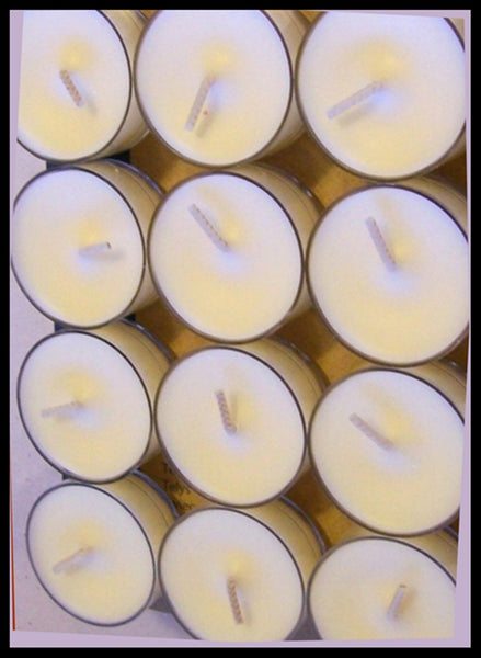 PartyLite Tealight Candles - 1 Box - 1 Dozen Tealights - 12 CANDLES GOLDEN BIRCH