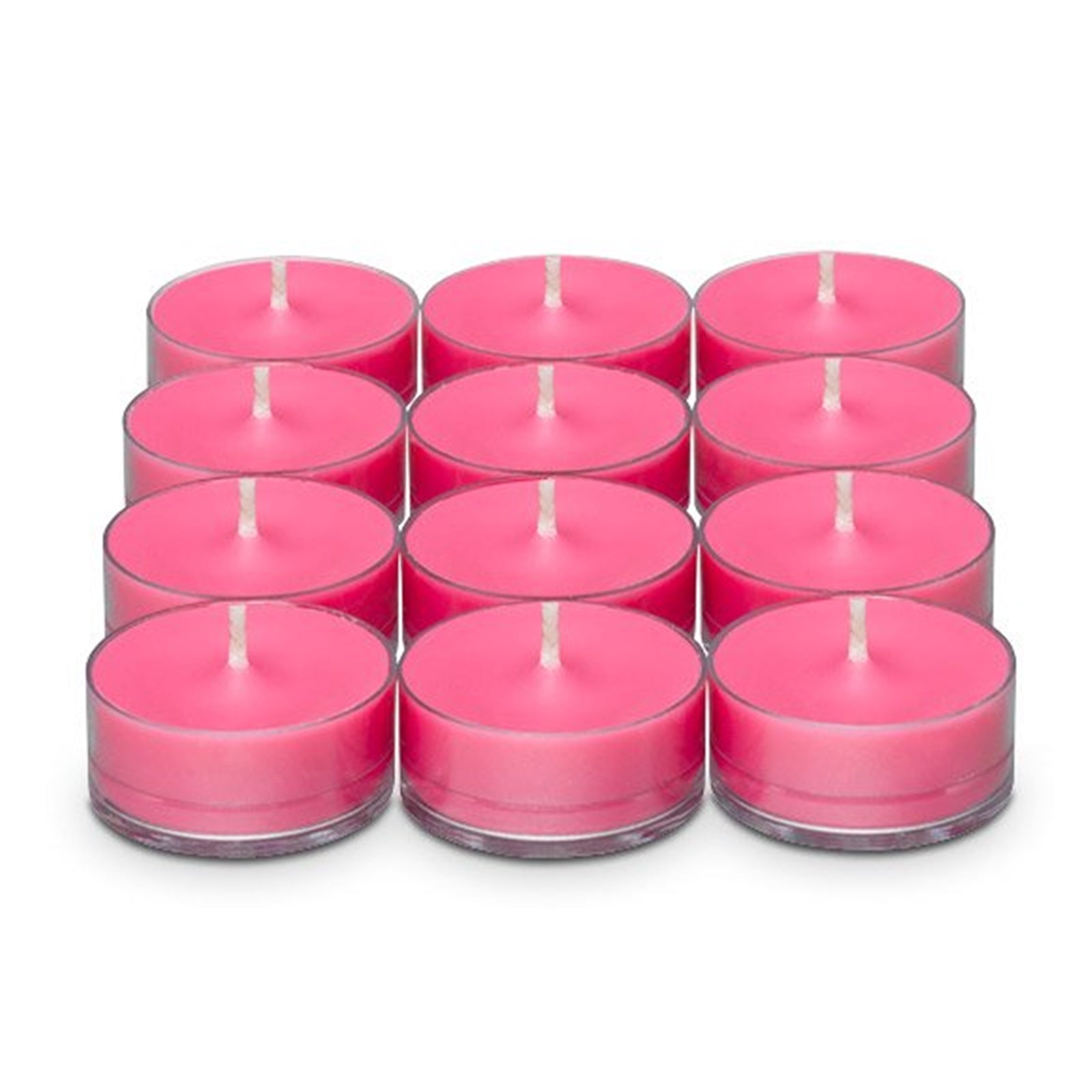 PartyLite Tealight Candles - 1 Box - 1 Dozen Tealights - 12 CANDLES HAWAIIAN HIBISCUS