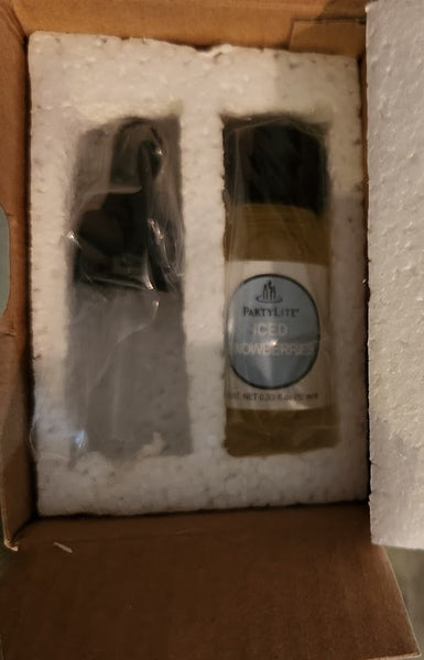 PartyLite 2 BOTTLES / BOXES .33-OZ / 10mL FRAGRANCE SCENTED OIL CINNAMON & BAYBERRY