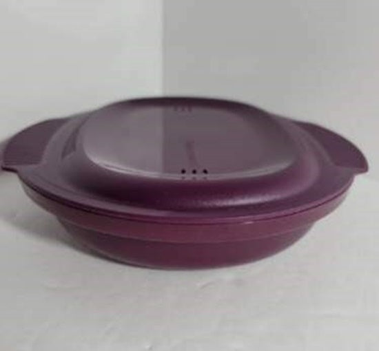 Tupperware MICROWAVE ROUND HEALTHY DELIGHT COOKER DISH / CONTAINER NEW