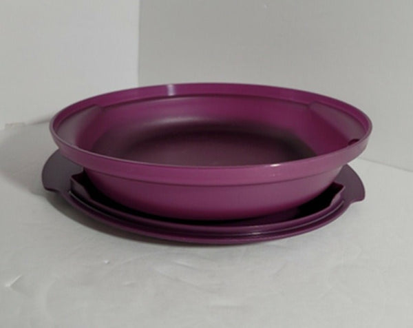 Tupperware MICROWAVE ROUND HEALTHY DELIGHT COOKER DISH / CONTAINER NEW