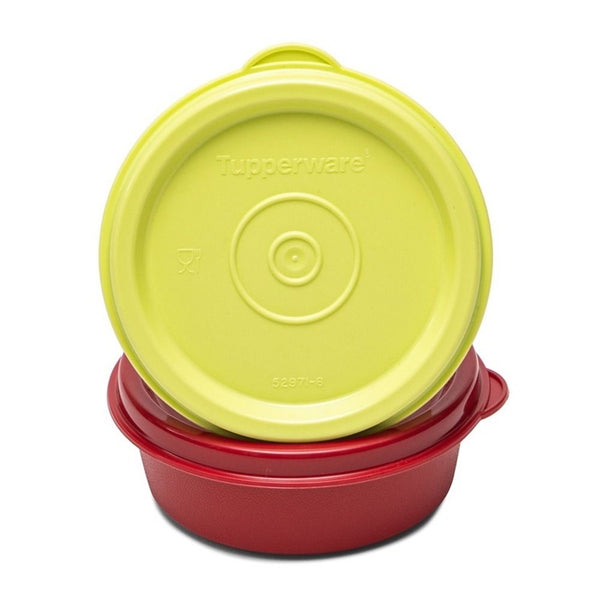 MISSY TUPPERWARE 24 MINI SNACK CUPS ~ 10 PURPLE 10 PINK 2 RED & 2 SALSA/YELLOW - Plastic Glass and Wax ~ PGW