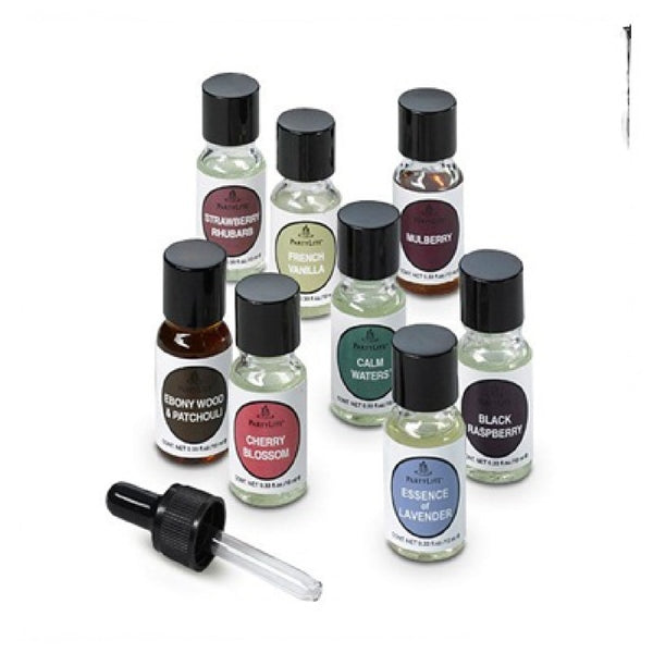 PartyLite 2 BOTTLES / BOXES .33-OZ / 10mL FRAGRANCE SCENTED OIL CINNAMON & BAYBERRY