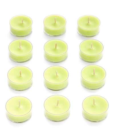 PartyLite Tealight Candles - 1 Box - 1 Dozen Tealights - 12 CANDLES SKINNY SIPPING