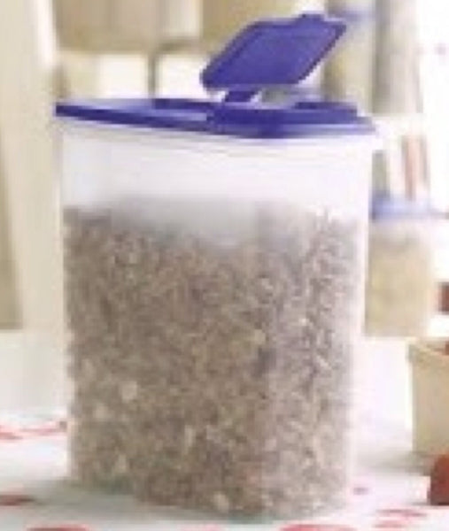 TUPPERWARE MODULAR MATES SUPER CEREAL STORER Keeper Container 20-c BRILLIANT BLUE
