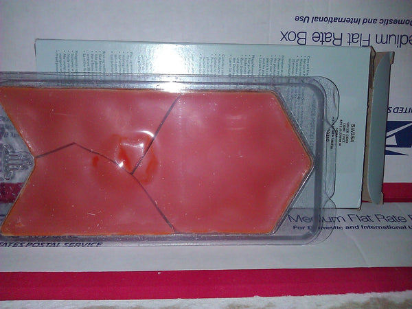 PartyLite 12-pc SCENT PLUS AROMA MELTS Rectangle Brick Scented Wax SPICED CIDER - Plastic Glass and Wax ~ PGW