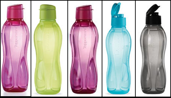 TUPPERWARE WATERMELON PINK 1L / 36-oz On-the Go Eco LG BEVERAGE TUMBLER w/ FLIP TOP POUR SPOUT