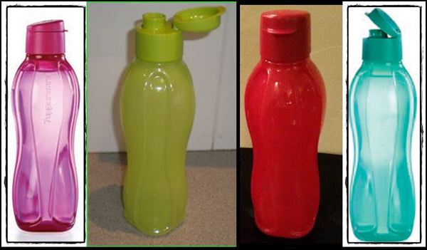 TUPPERWARE WATERMELON PINK 1L / 36-oz On-the Go Eco LG BEVERAGE TUMBLER w/ FLIP TOP POUR SPOUT