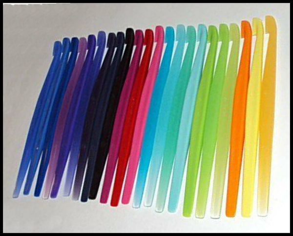 Tupperware 5 COLORED MULTI-PURPOSE ORANGE GRAPEFRUIT CITRUS PEELERS - BANANA YELLOW (Copy) - Plastic Glass and Wax ~ PGW