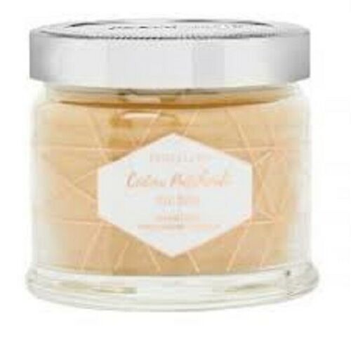PartyLite 3-Wick Signature Round Jar Boxed Candle w/ Metal Lid CEDAR PATCHOULI
