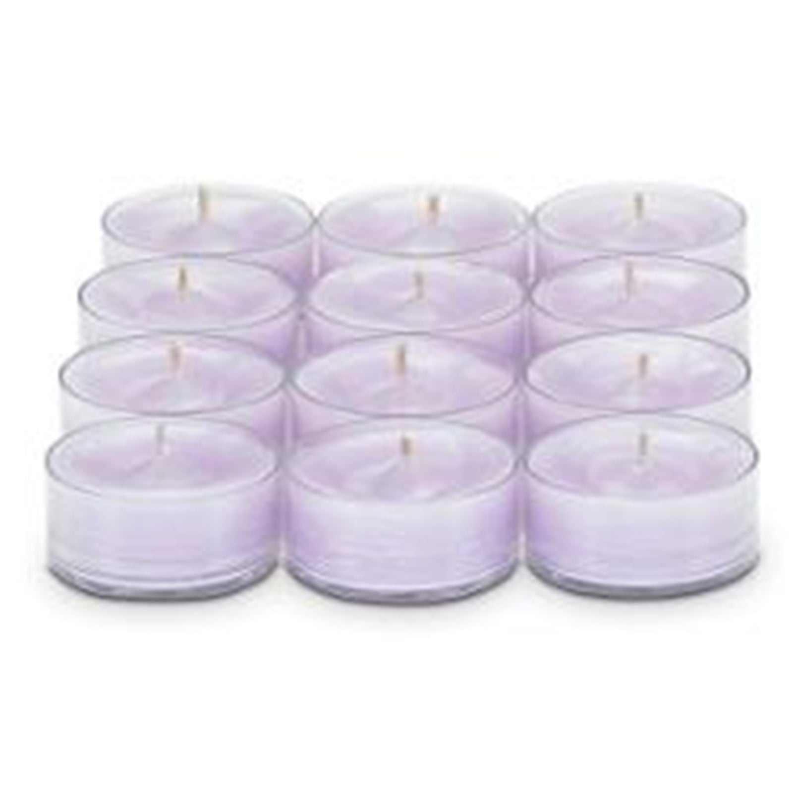 PartyLite Tealight Candles - 1 Box - 1 Dozen Tealights - 12 CANDLES ESSENCE OF LAVENDER