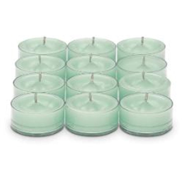 PartyLite Tealight Candles - 1 Box - 1 Dozen Tealights - 12 CANDLES HONEYDEW MELON