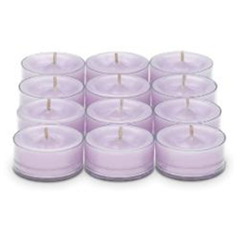 PartyLite Tealight Candles - 1 Box - 1 Dozen Tealights - 12 CANDLES LILAC