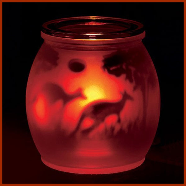 PartyLite OUTBACK 2-Pc GLOBE-LIKE VOTIVE TEALIGHT CANDLE HOLDER