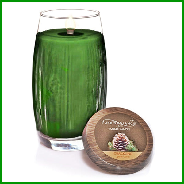 YANKEE CANDLE ONE (1) NATURE'S CRACKLING WOODEN WICK JAR CANDLE AMBER PATCHOULI (Copy)