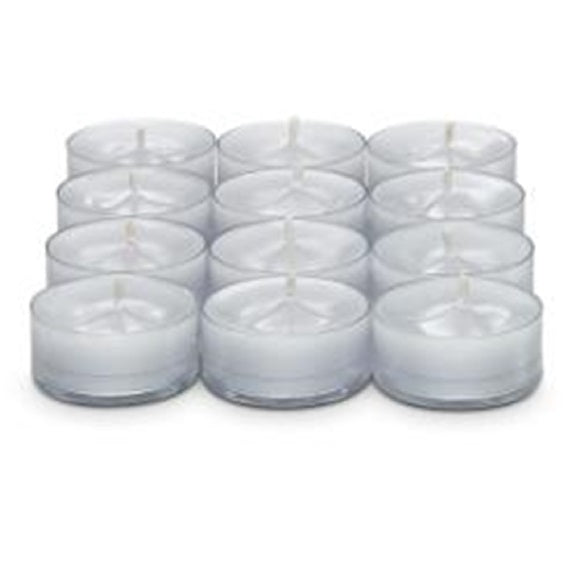 PartyLite Tealight Candles - 1 Box - 1 Dozen Tealights - 12 CANDLES SILVER BIRCH & FIG