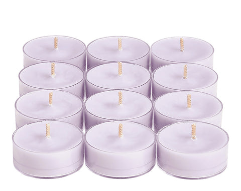 PartyLite Tealight Candles - 1 Box - 1 Dozen Tealights - 12 CANDLES UNWIND