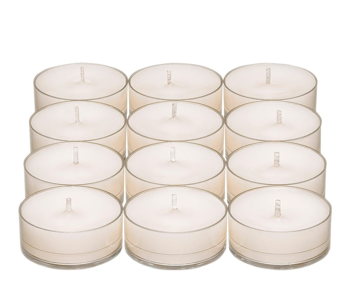 PartyLite Tealight Candles - 1 Box - 1 Dozen Tealights - 12 CANDLES VANILLA SHORTBREAD