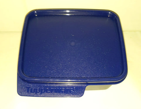 TUPPERWARE 1 SMALL 2-cup KEEP TABS STORAGE KEEPER CONTAINER MIDNIGHT BLUE