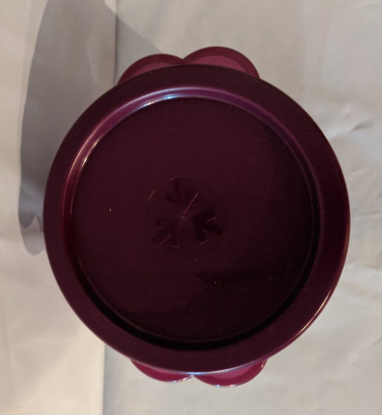 TUPPERWARE Flat Bottom Nesting Bowl 3.25-cup / 750 mL PURPLE BOWL & ONE TOUCH SEAL