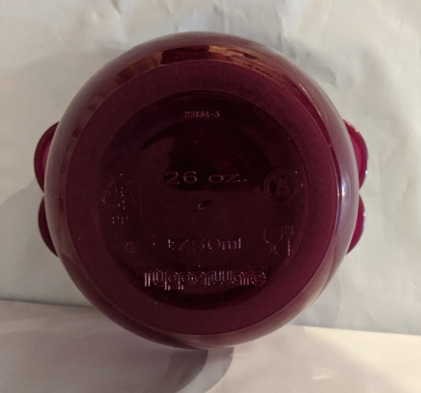 TUPPERWARE Flat Bottom Nesting Bowl 3.25-cup / 750 mL PURPLE BOWL & ONE TOUCH SEAL