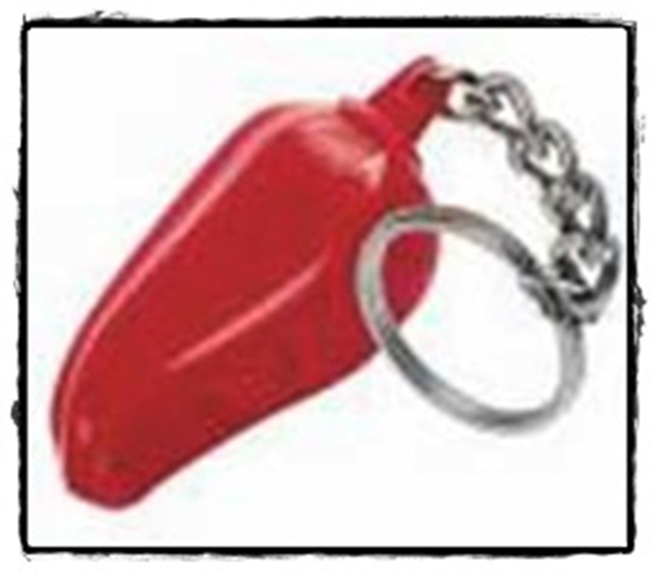 TUPPERWARE Mini RARE CHILI RED PEPPER KeyChain BRIGHT RED