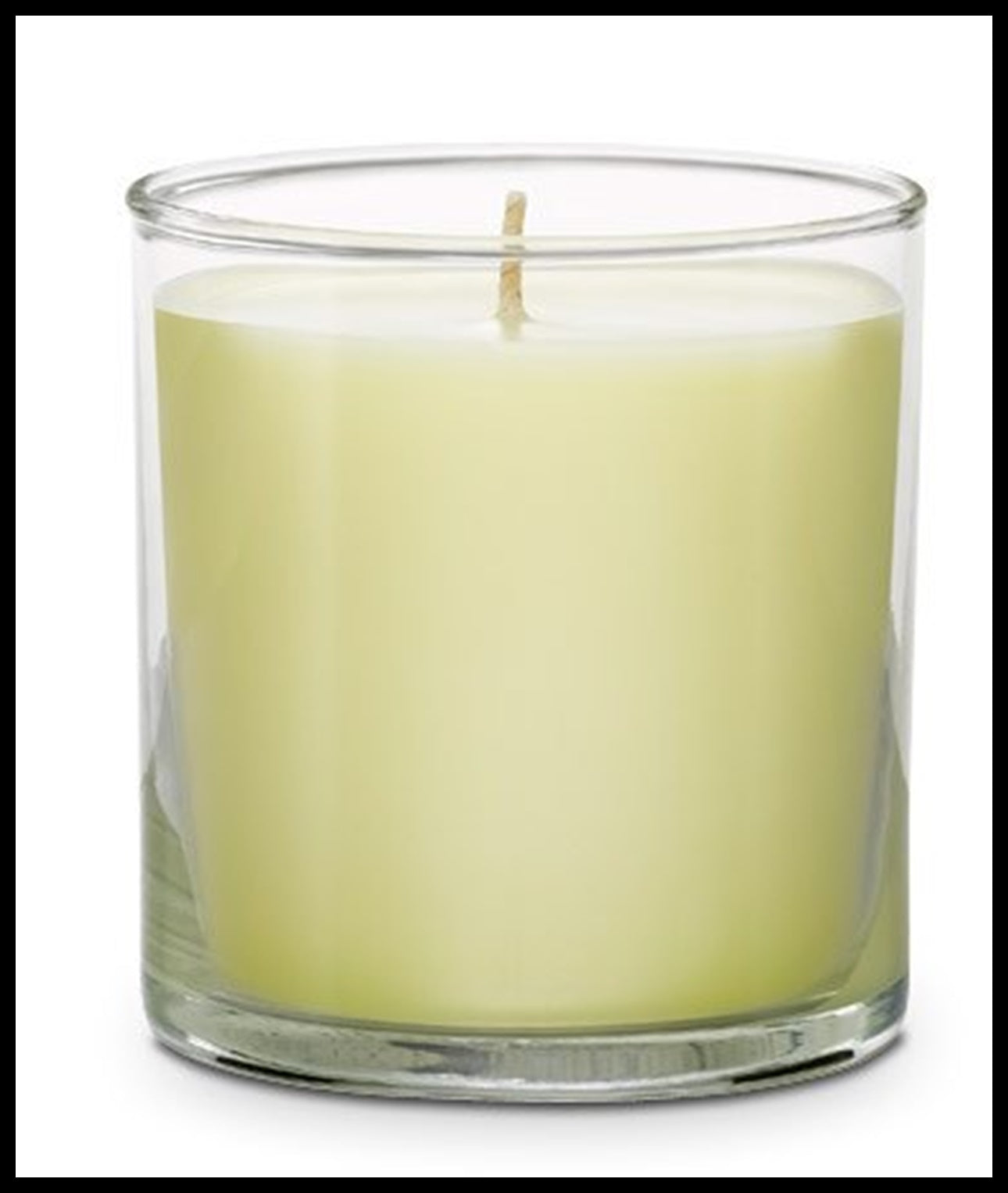 PartyLite ORIGINAL ESCENTIAL Round Wax Filled Jar Candle RARE LEMON MELON MINT