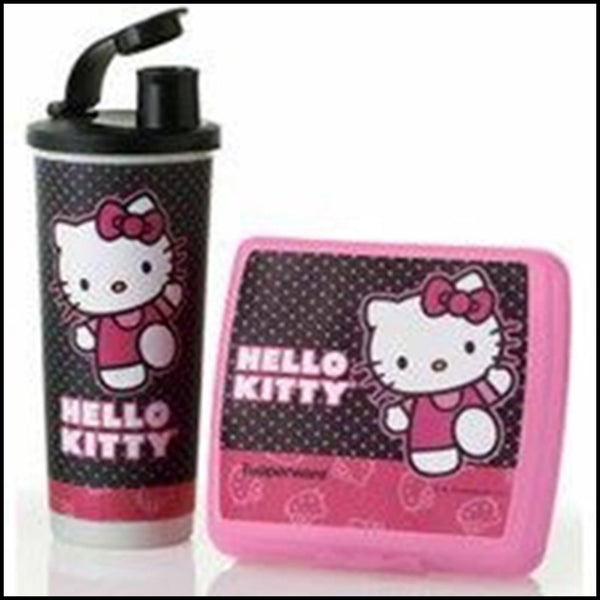 TUPPERWARE HELLO KITTY SPECIALTY COLLECTION OF YOUR CHOICE TUMBLERS CANISTERS - Plastic Glass and Wax ~ PGW
