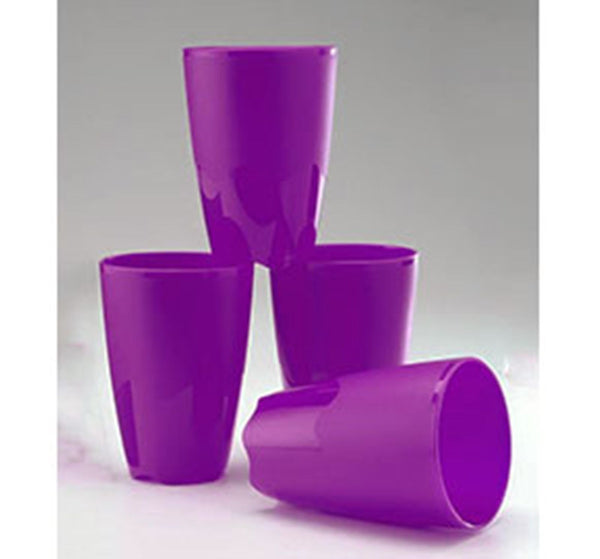 Tupperware 18 OZ OPEN HOUSE NESTING TUMBLERS SET OF FOUR (4) SELECT FROM RARE COLORS - Plastic Glass and Wax ~ PGW