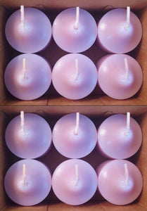 PartyLite 1 DOZEN Votive Wax Candles - 2 BOXES - 6/BOX for 12 VOTIVES BERRY BLOSSOM