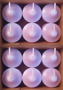 PartyLite 1 DOZEN Votive Wax Candles - 2 BOXES - 6/BOX for 12 VOTIVES BERRY BLOSSOM