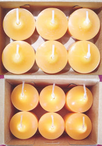 PartyLite 1 DOZEN Votive Wax Candles - 2 BOXES = 12 VOTIVES ~ MANGOTINI