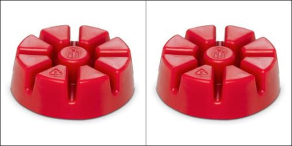 PartyLite 2 - Adler 9 Pc Round Scent Plus Wax Melts Pkgs 18 Big Apple by Day & Night RED & WHITE - Plastic Glass and Wax ~ PGW