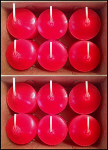 PartyLite 1 DOZEN Votive Wax Candles - 2 BOXES = 12 VOTIVES ~ CINNAMON SPARKLE