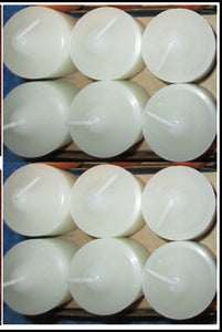 PartyLite 1 DOZEN Votive Wax Candles - 2 BOXES - 6/BOX 12 VOTIVES ADLER BIG APPLE BY DAY