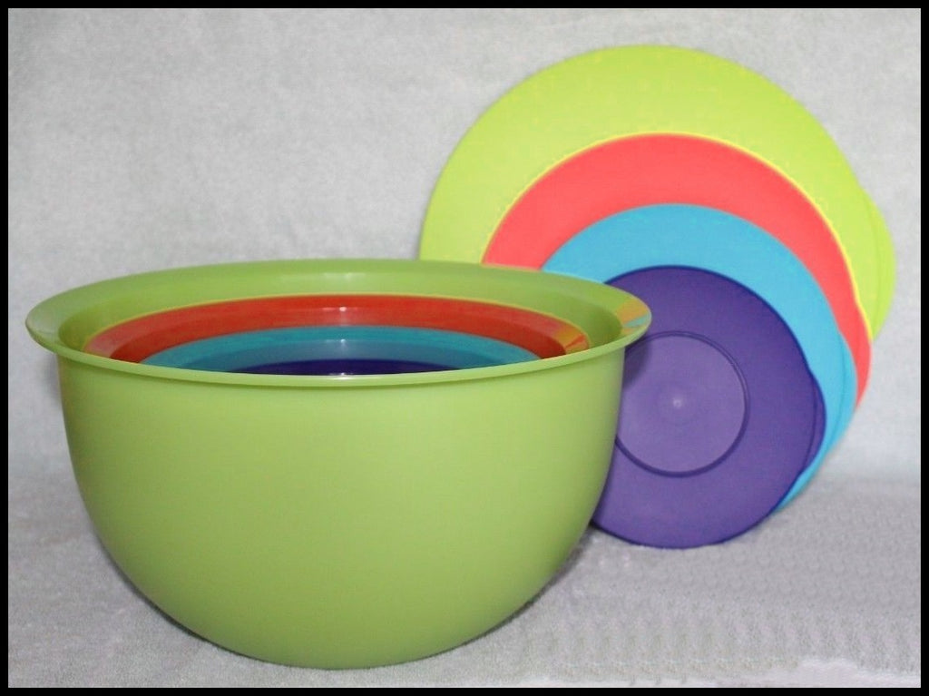 Tupperware impressions 32 Cup Mixing Salad Fruit BOWL #6090 Teal