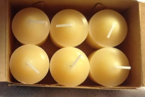 PartyLite 1 DOZEN Votive Wax Candles - 2 BOXES = 12 VOTIVES ~ DAFFODIL