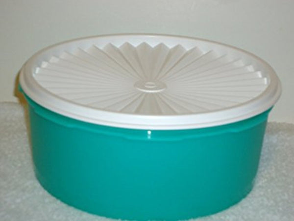 Tupperware 1 MULBERRY 3¾-cup / 900 mL SMALL ROUND SERVALIER CLASSIC STACKING KEEPER CANISTER